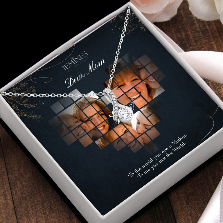 JEMINES Personalized Sweet Photo Necklace Unique Gifts