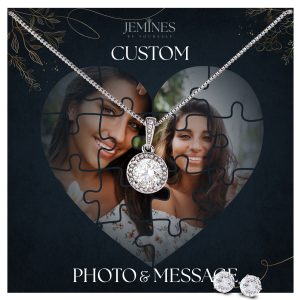 JEMINES Personalized Sweet Photo Necklace Unique Gifts