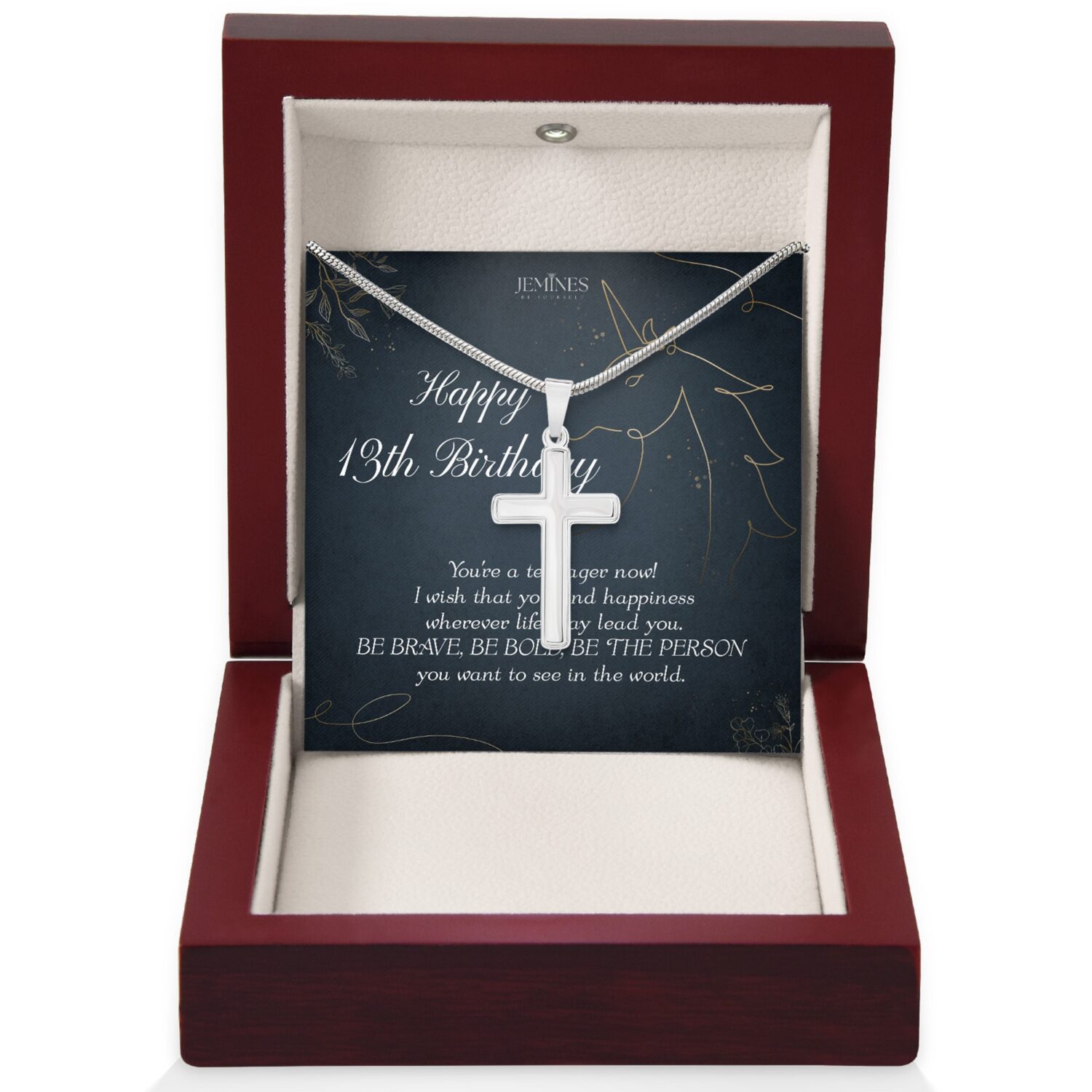 13th Birthday Artisan Cross Elegant Gift