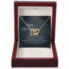13th Birthday Interlocking Gold Necklace