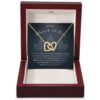 18th Birthday Interlocking Gold Necklace