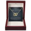30th Birthday Interlocking Gold Necklace