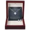 30th Birthday Love Knot Set Necklace Gift