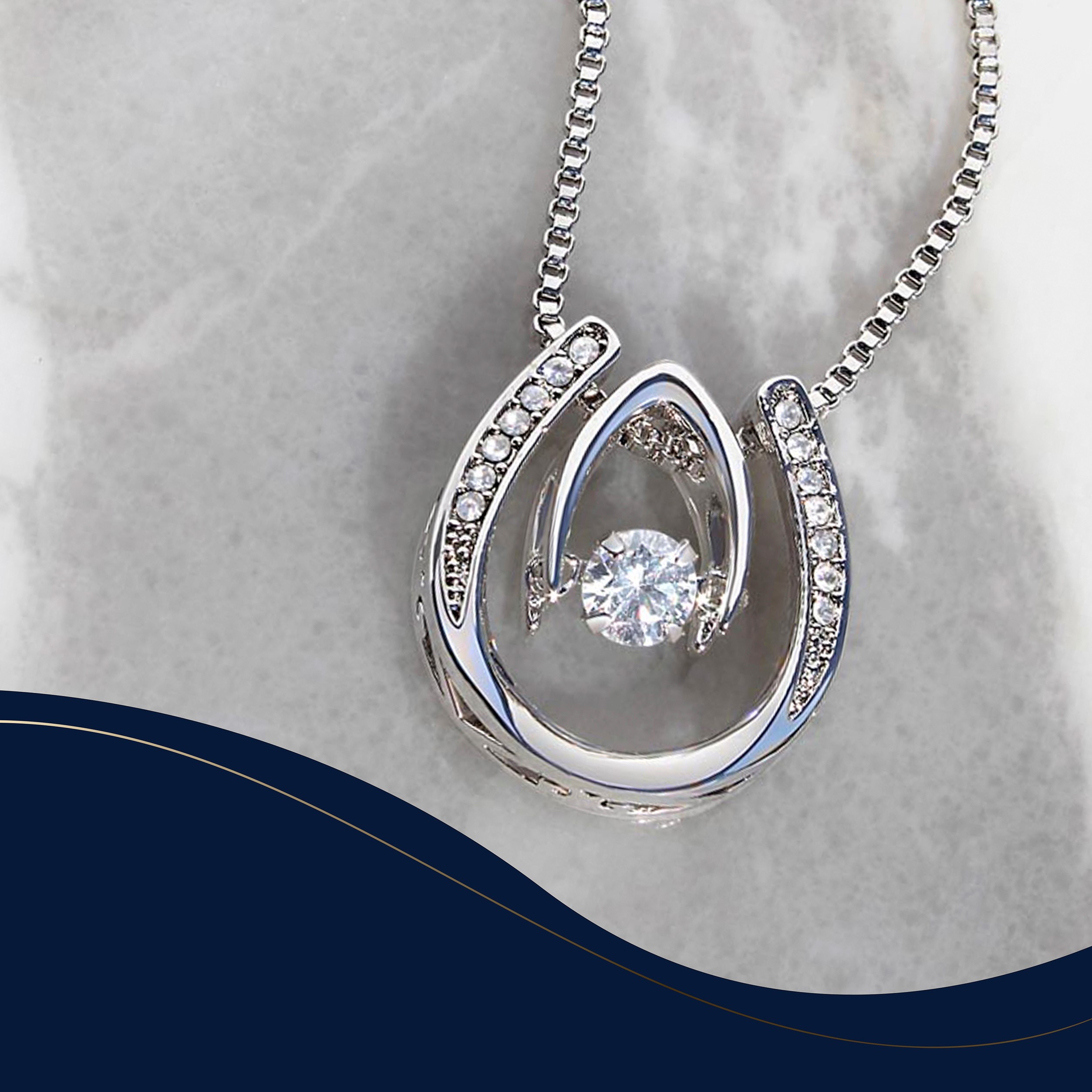 40th Birthday Lucky in Love Necklace Elegant Gift - Image 5