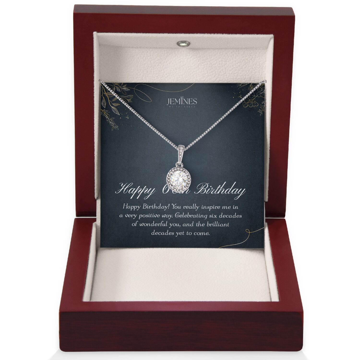 60th Birthday Eternal Hope Necklace Gift