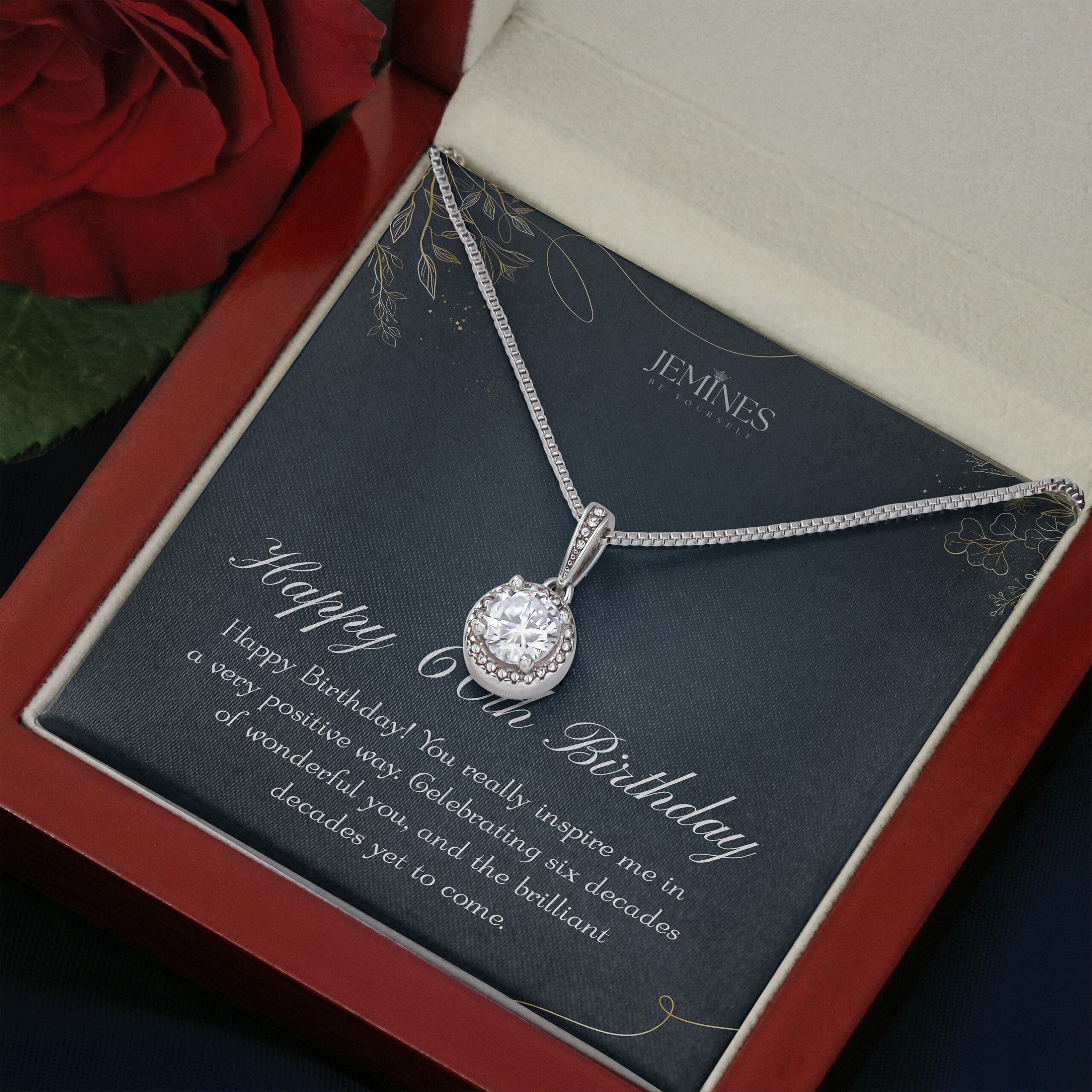 60th Birthday Eternal Hope Necklace Elegant Gift - Image 3