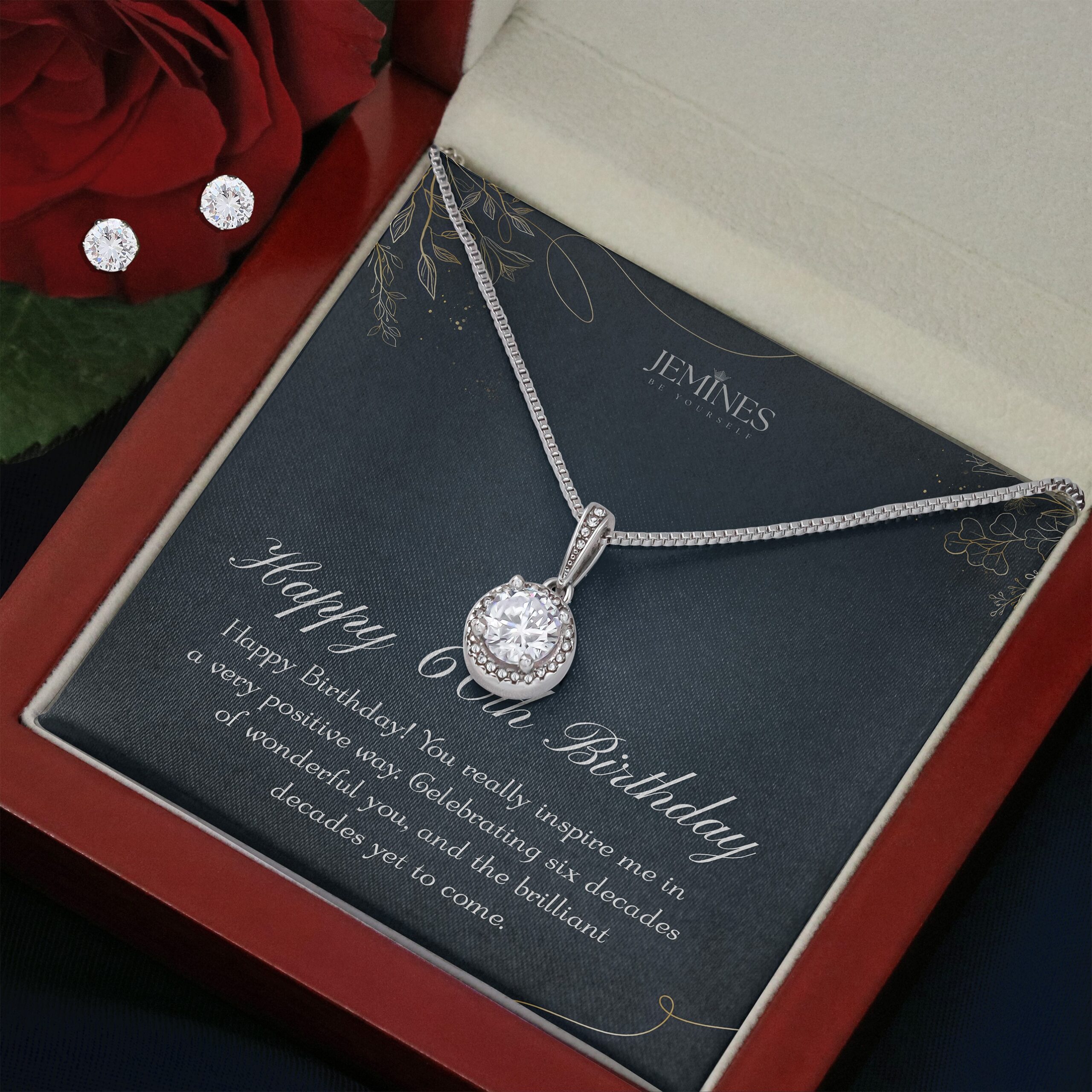 60th Birthday Eternal Hope Set Necklace Elegant Gift - Image 3