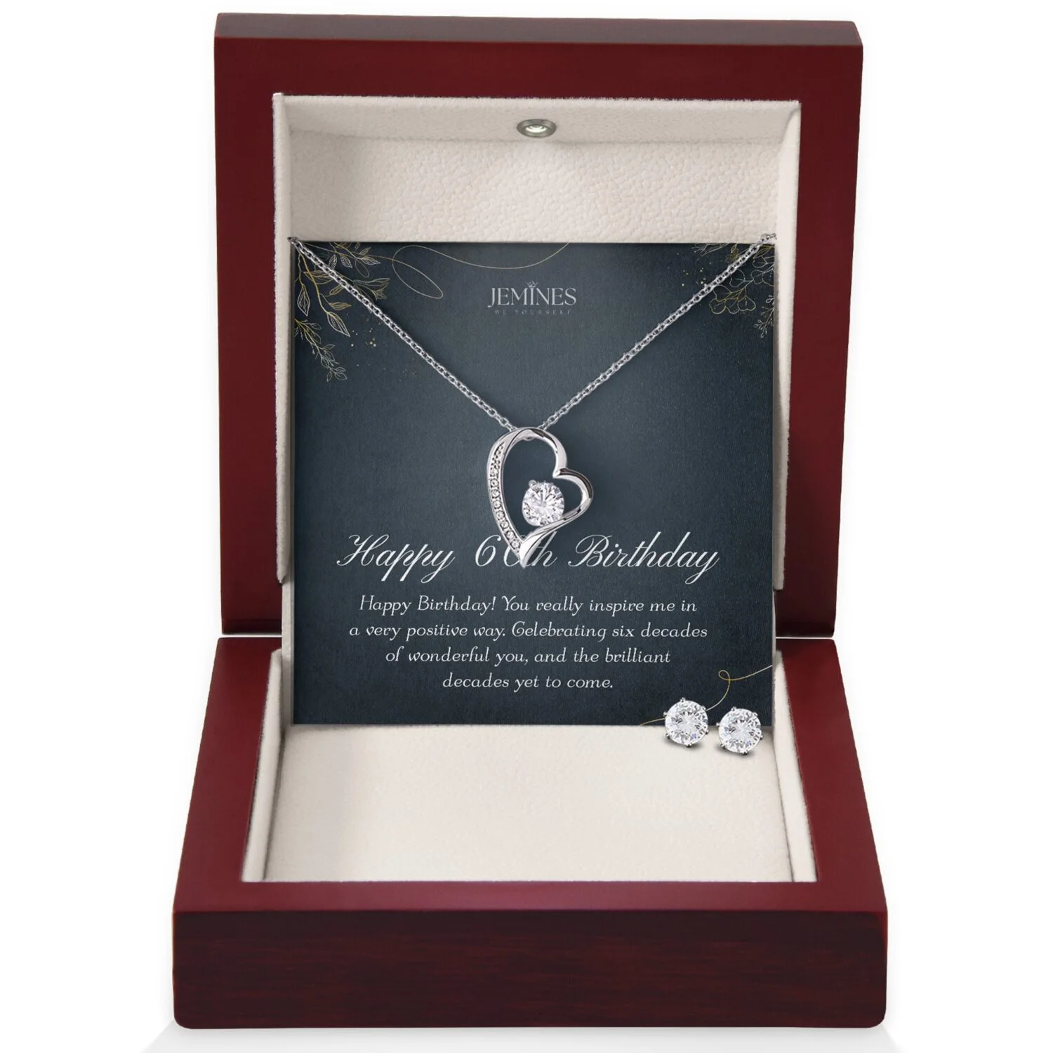 60th Birthday Forever Love Set Necklace