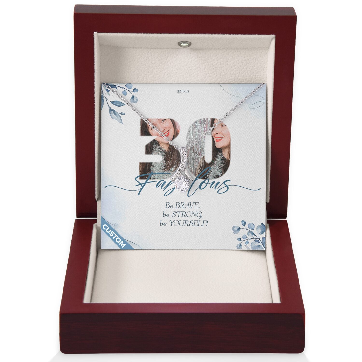 Custom Birthday Alluring Necklace Gift