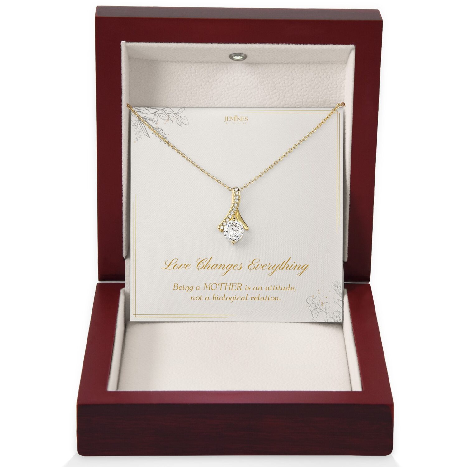 Bonus Mom Alluring Beauty Gold Necklace
