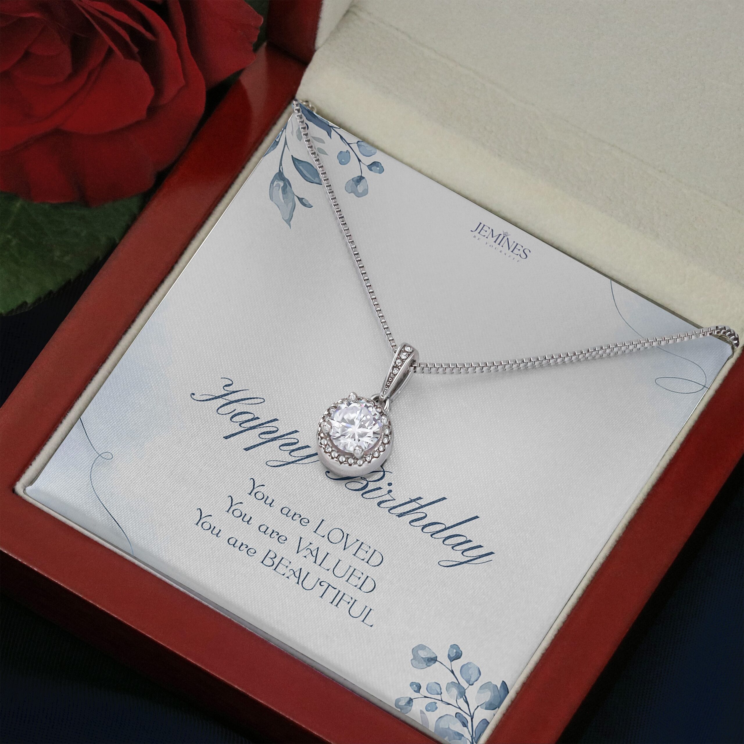 Birthday Eternal Hope Necklace Elegant Custom Gift - Image 3