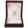 Daughter Forever Love Gold Necklace Gift