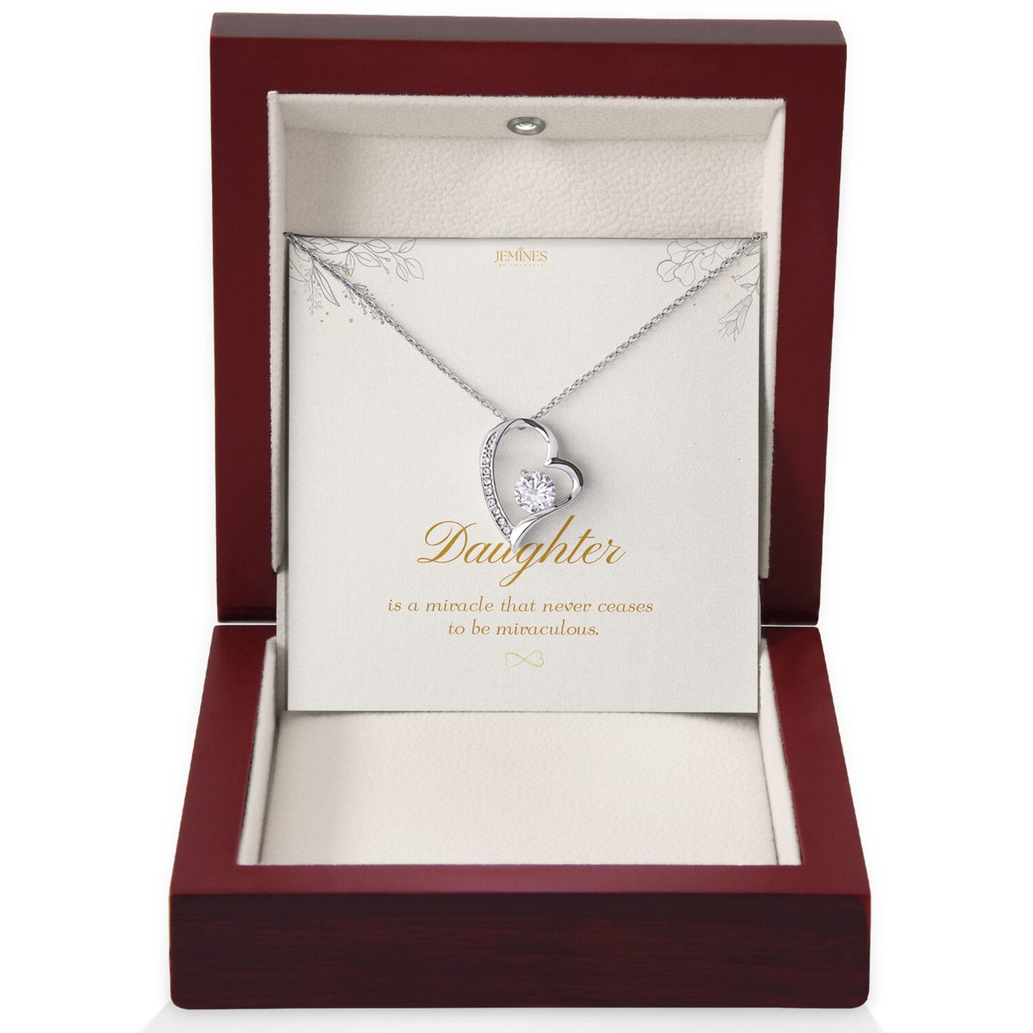 Daughter Forever Love Necklace Gift