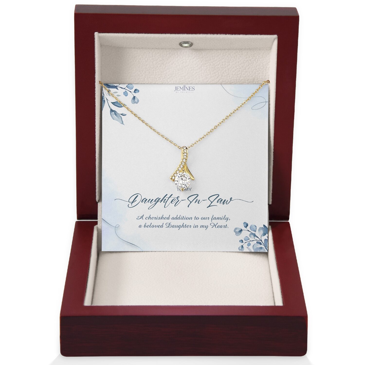 Daughter-In-Law Alluring Beauty Gold Necklace