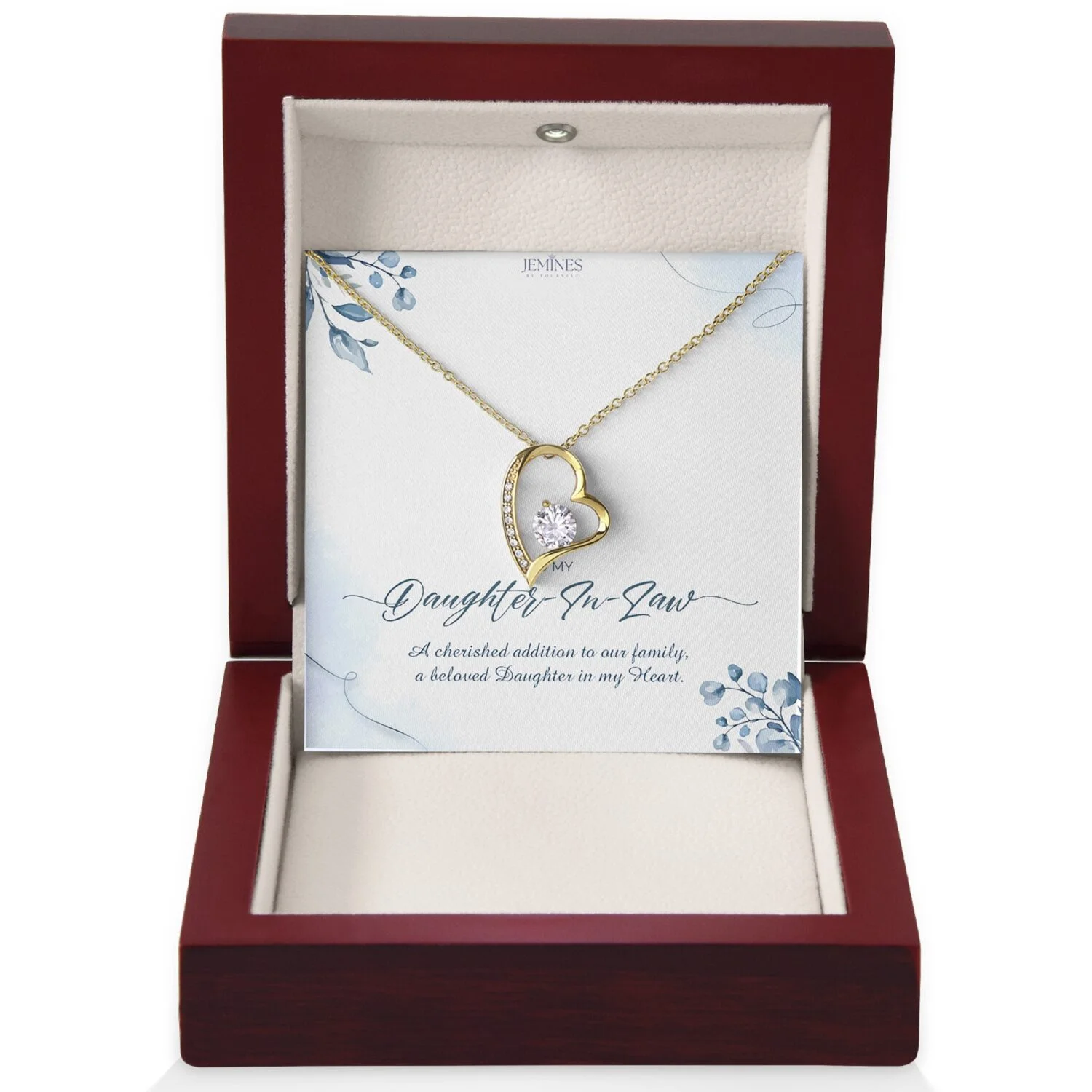Daughter-In-Law Forever Love Gold Necklace