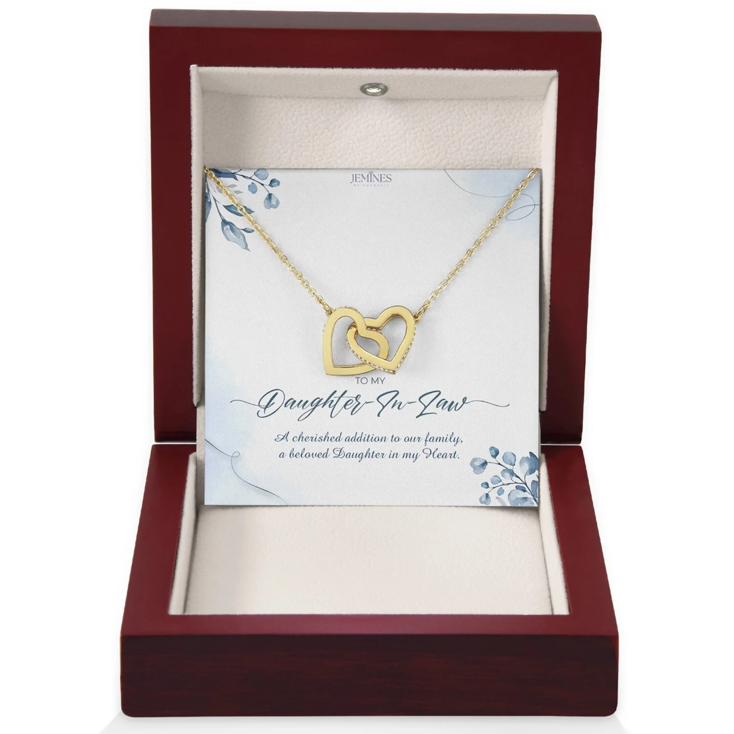 Daughter-In-Law Interlocking Gold Necklace