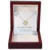 Daughter-In-Law Love Knot Gold Necklace Gift