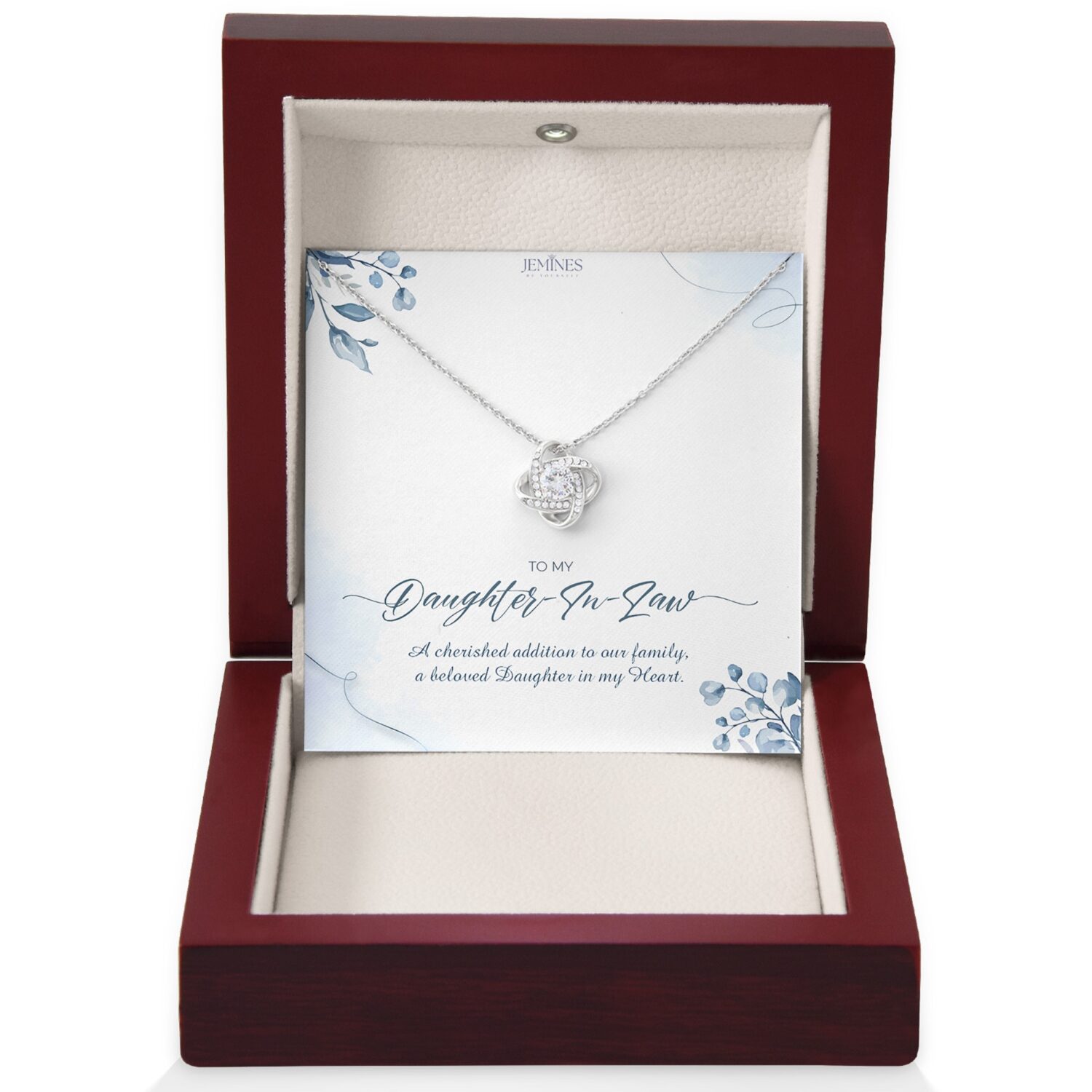 Daughter-In-Law Love Knot Necklace Gift