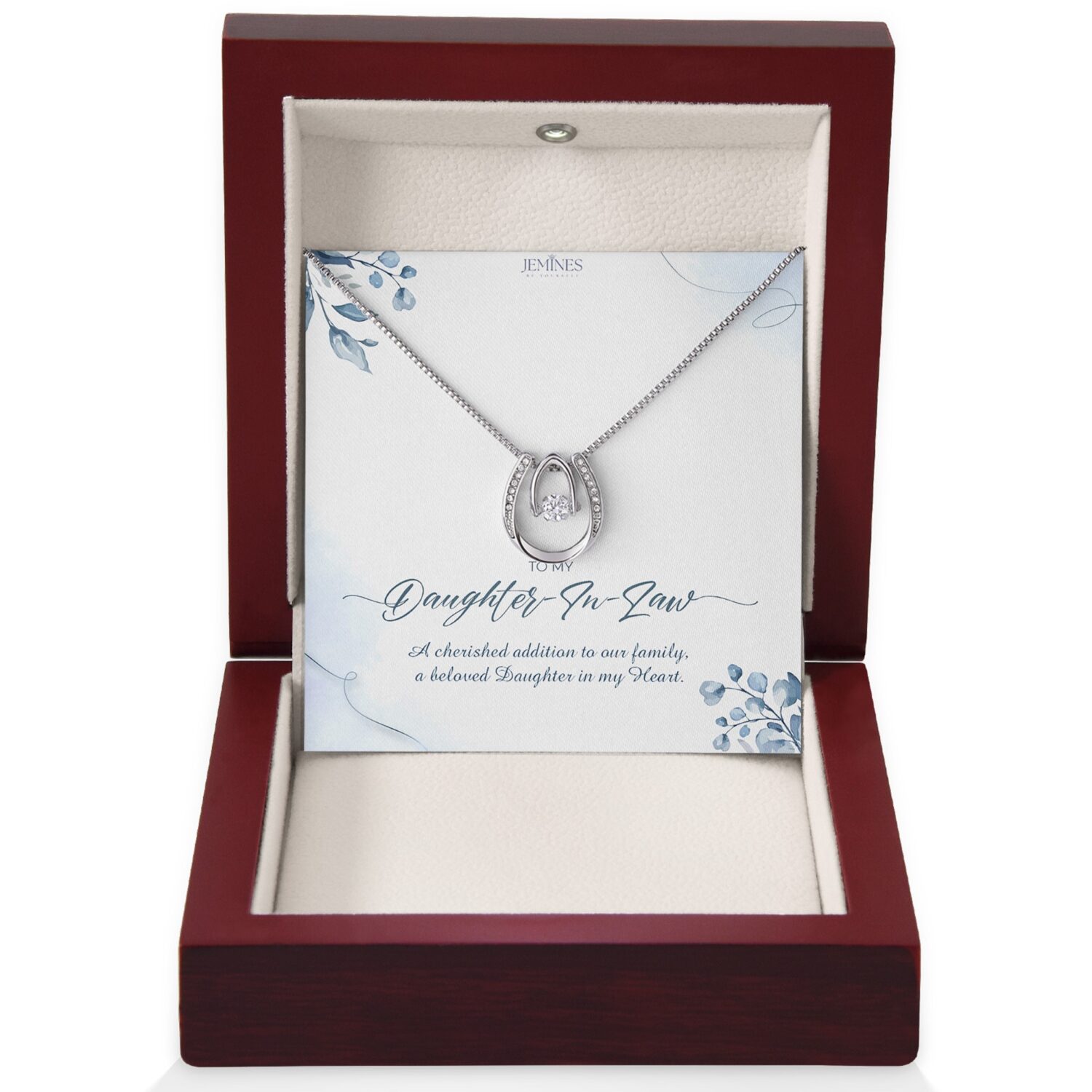 Daughter-In-Law Lucky in Love Necklace Gift