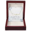 Daughter-In-Law Signature Name Gold Necklace