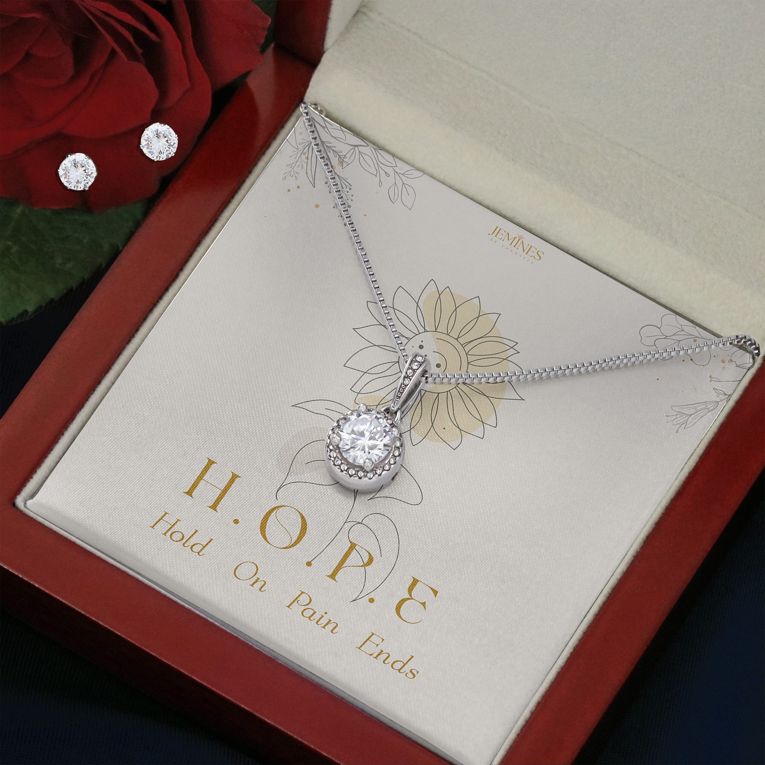 Eternal Hope Necklace Set Elegant Gift - Image 3