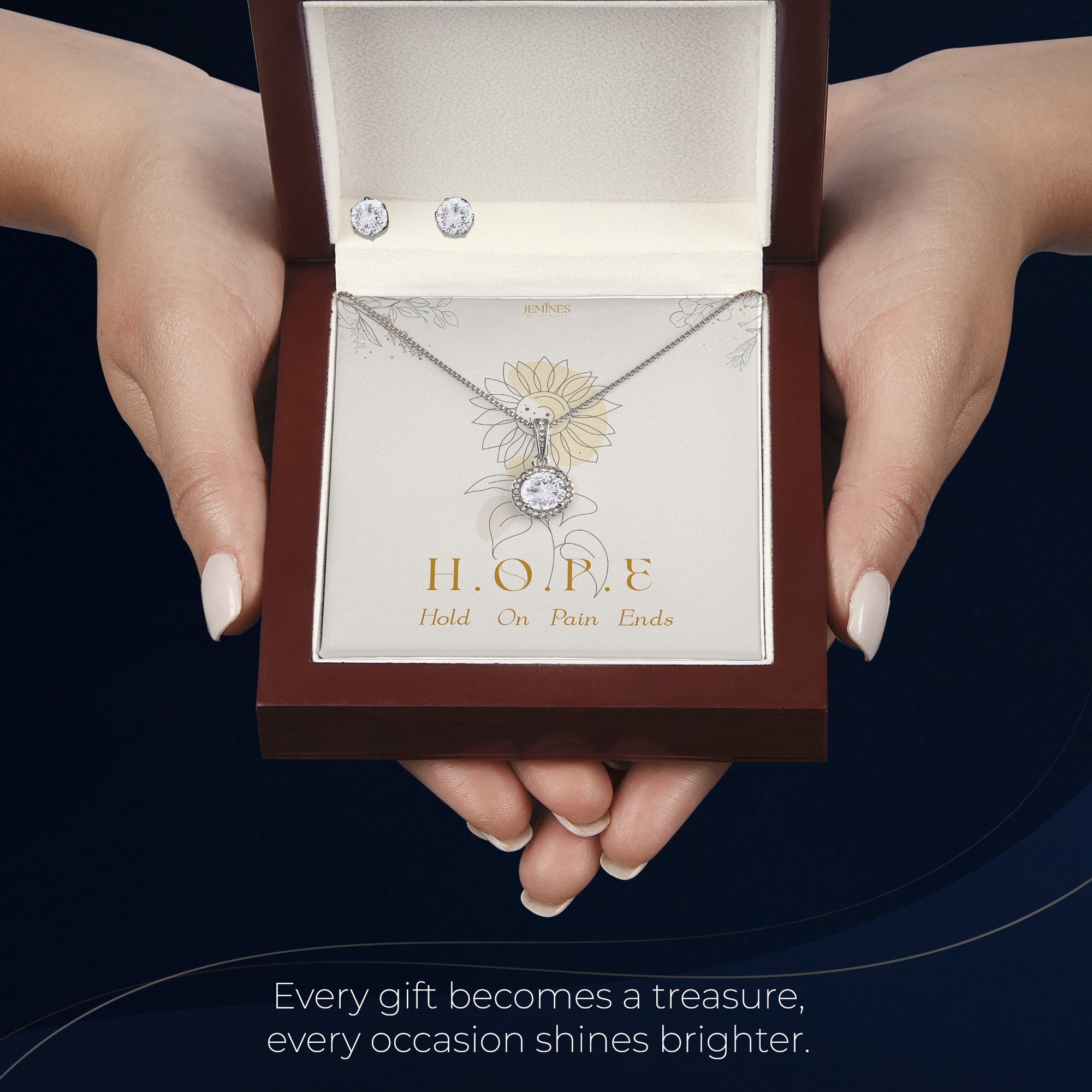 Eternal Hope Necklace Set Elegant Gift - Image 6