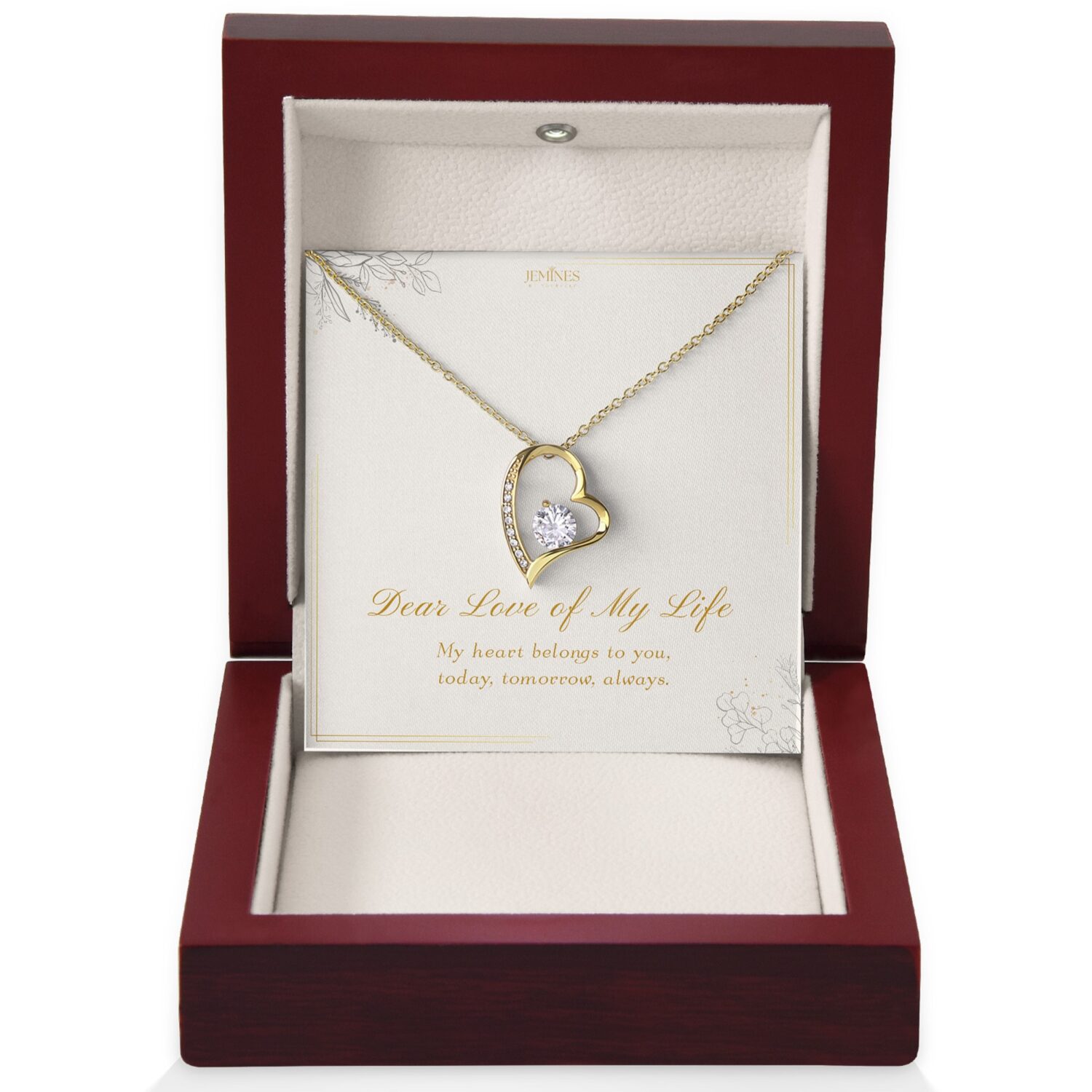 Forever Love Gold Necklace Elegant Gift