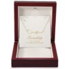 Friend Signature Name Gold Necklace Gift
