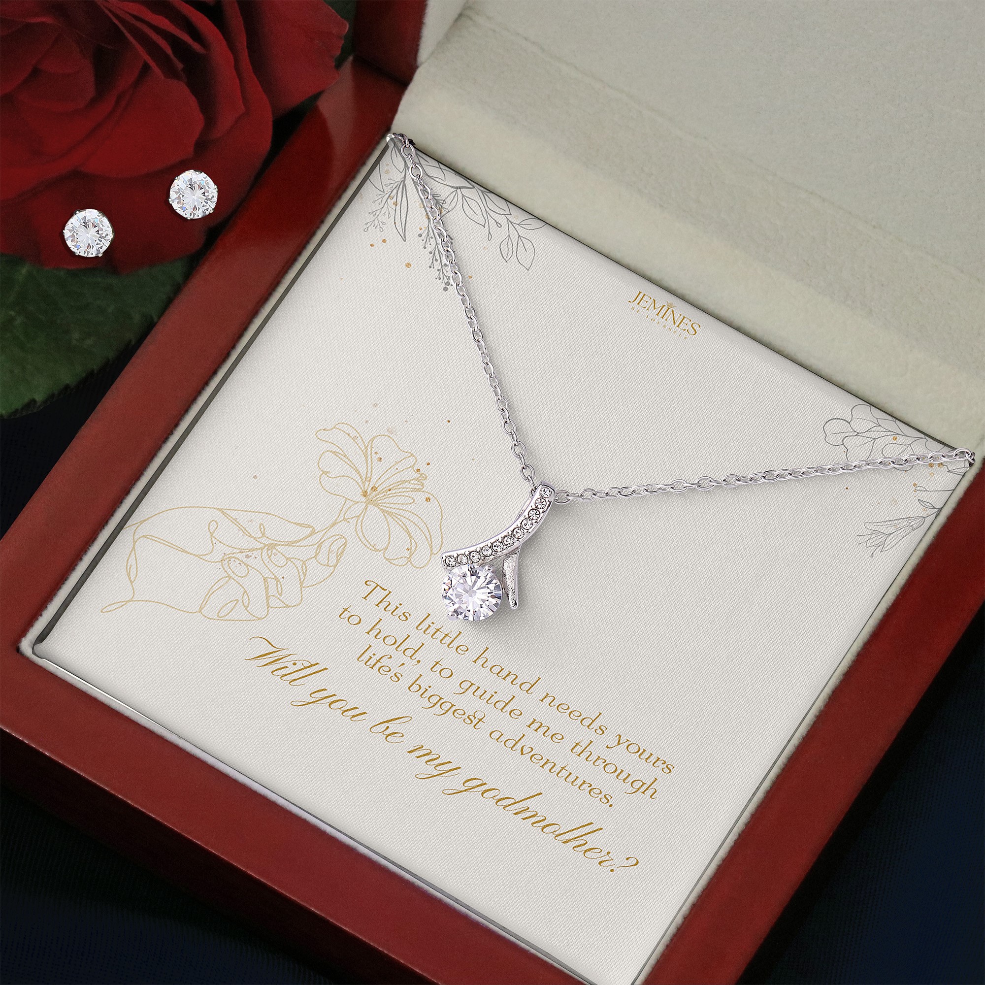 Godmother Alluring Beauty Set Necklace Elegant Gift - Image 3