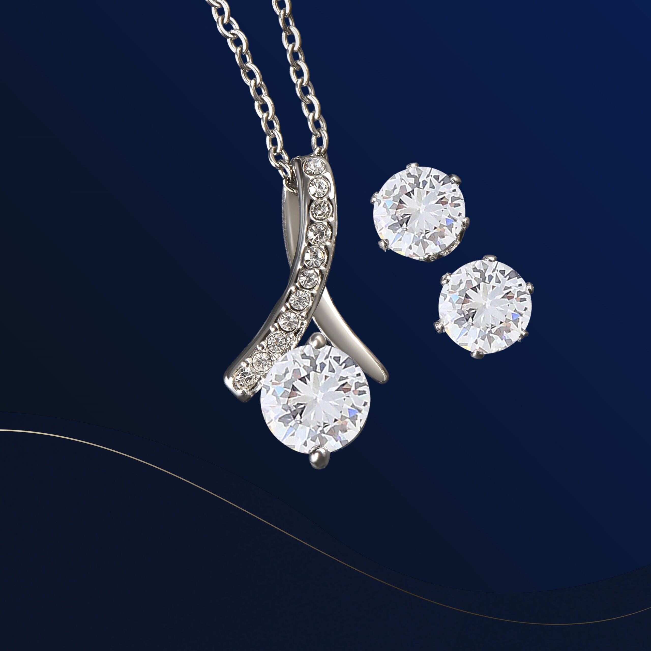 Godmother Alluring Beauty Set Necklace Elegant Gift - Image 5