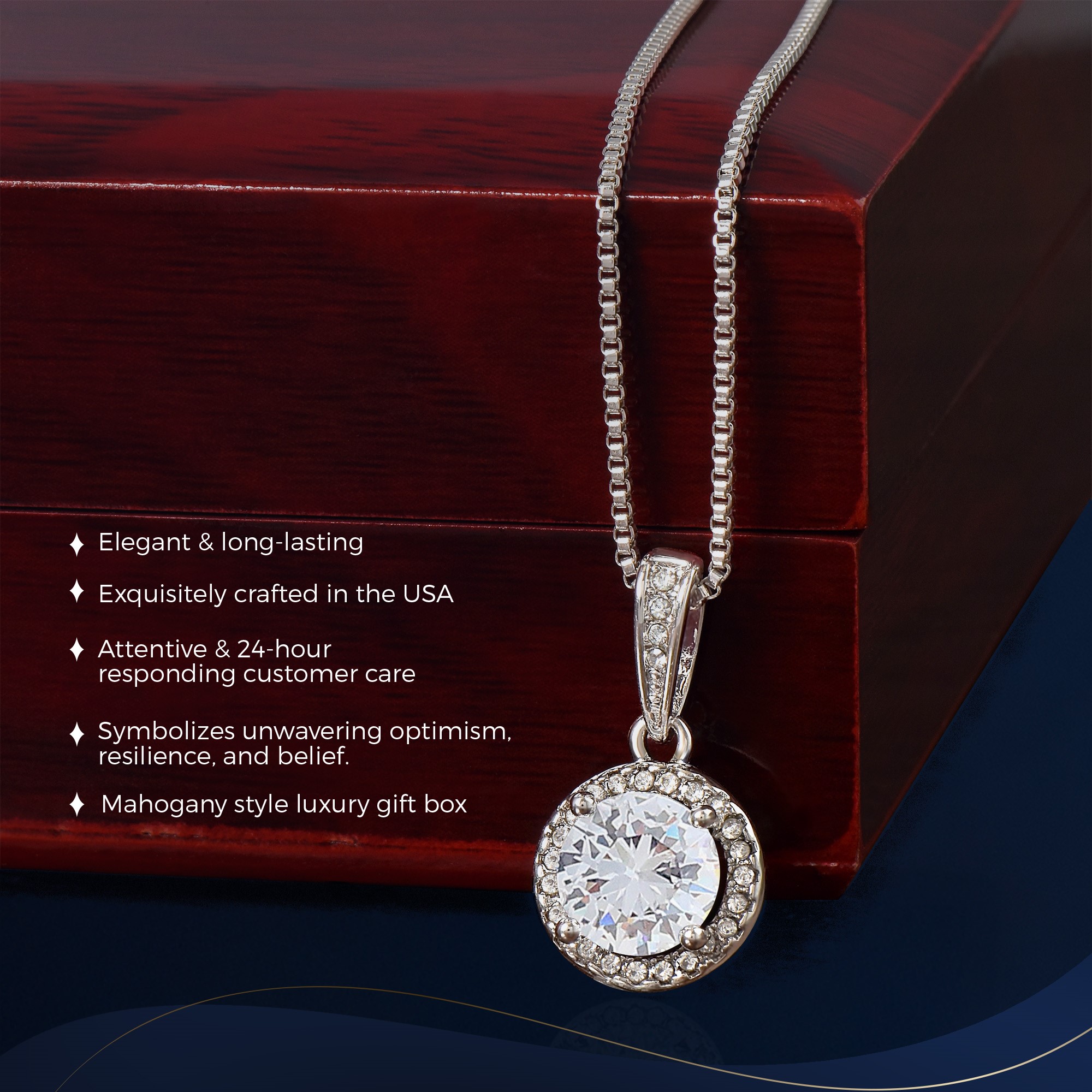 Godmother Eternal Hope Necklace Elegant Gift - Image 4