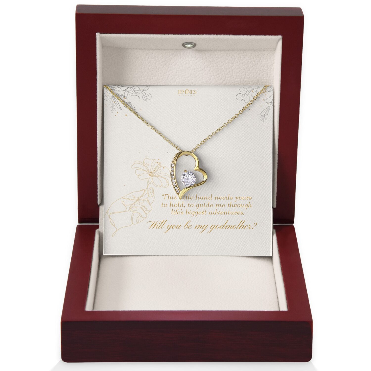 Godmother Forever Love Gold Necklace Gift