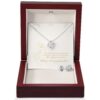 Godmother Love Knot Set Necklace Gift