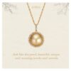 Golden South Sea Pearl Necklace Elegant Gift