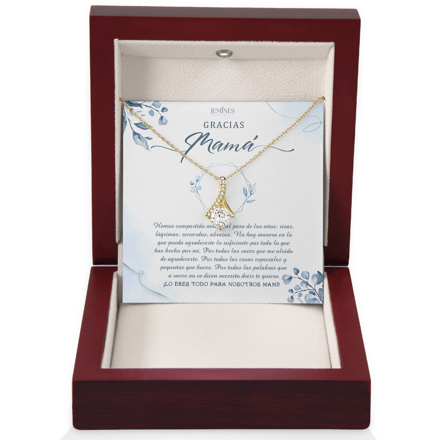 Gracias Mama Alluring Beauty Gold Necklace