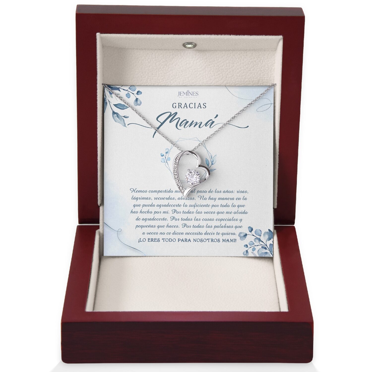 Gracias Mama Forever Love Necklace Gift