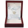 Gracias Mama Love Knot Gold Necklace Gift