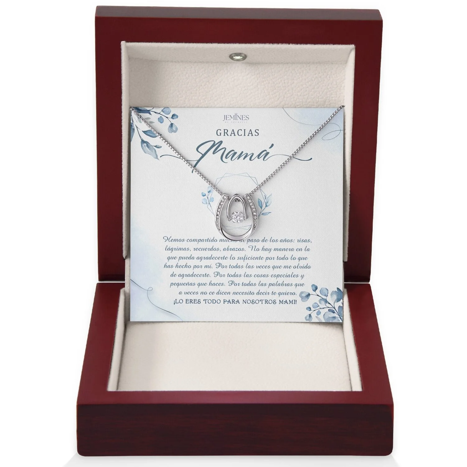 Gracias Mama Lucky in Love Necklace Gift