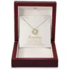 Grandma Love Knot Gold Necklace Gift