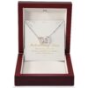 Interlocking Heart Necklace Elegant Gift