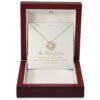 Love Knot Gold Necklace Elegant Gift