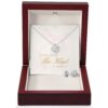 Love Knot Necklace Set Elegant Gift