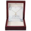Loving Mom Alluring Beauty Gold Necklace Gift