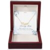 Loving Mom Custom Name Gold Necklace Gift