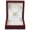 Loving Mom Interlocking Gold Necklace Gift