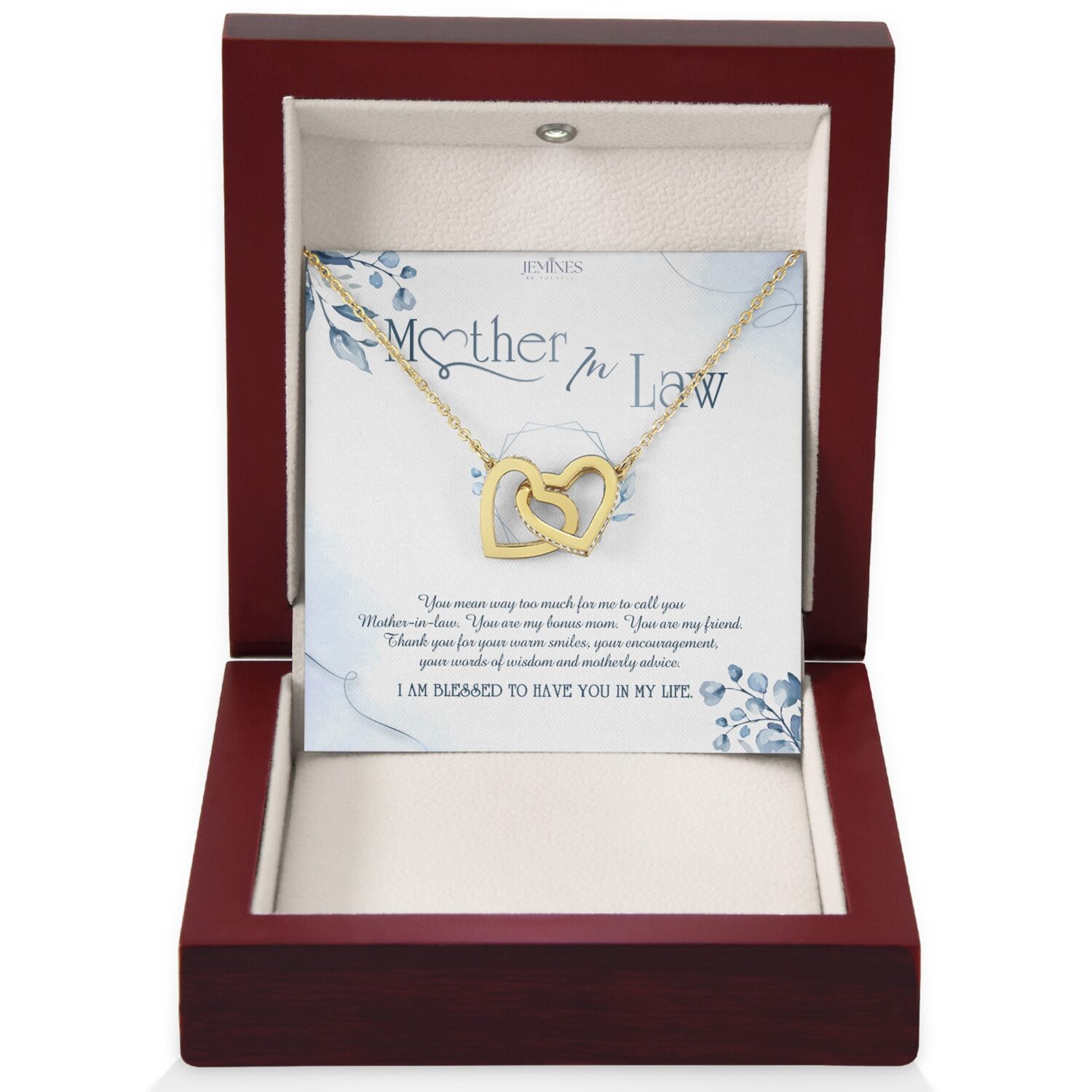 Mother-In-Law Interlocking Gold Necklace