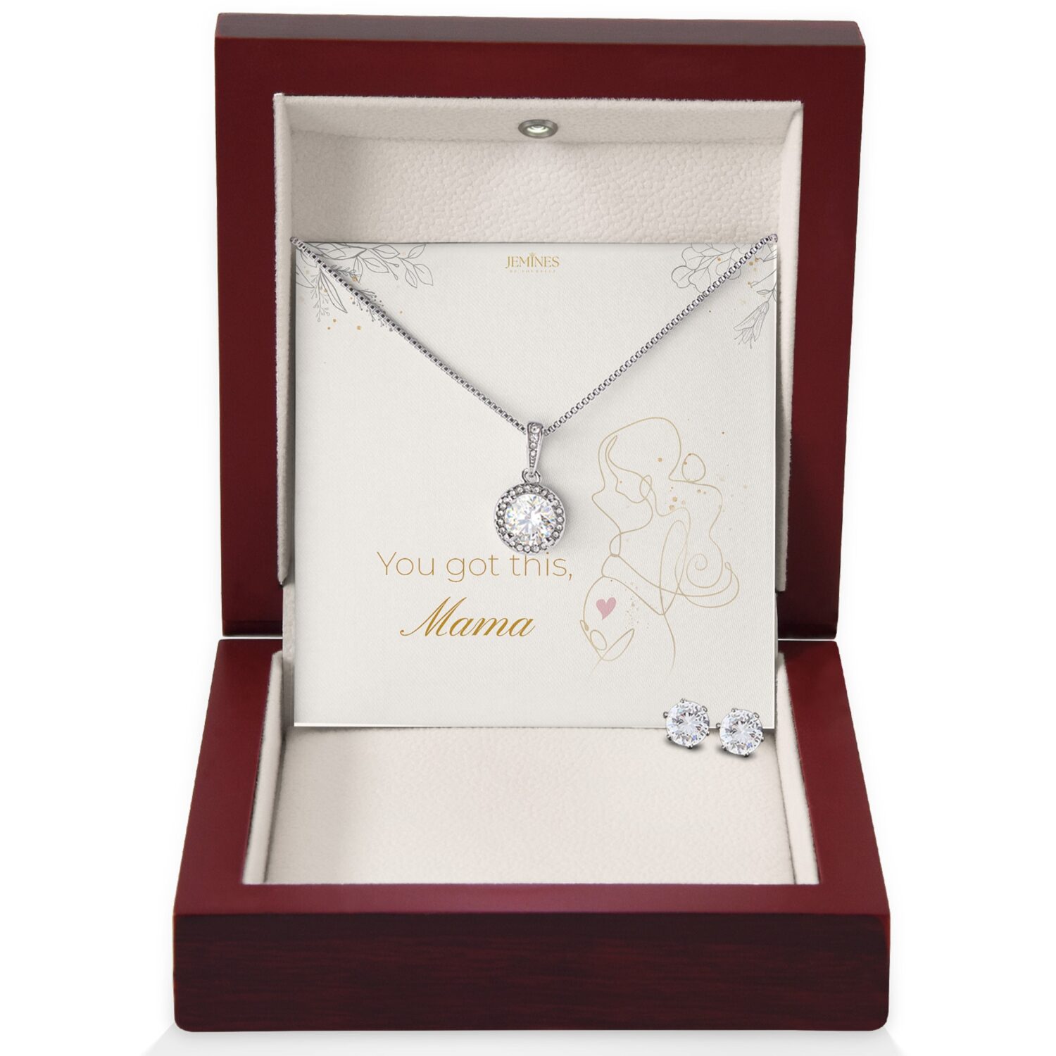 Motherhood Eternal Hope Set Necklace Gift