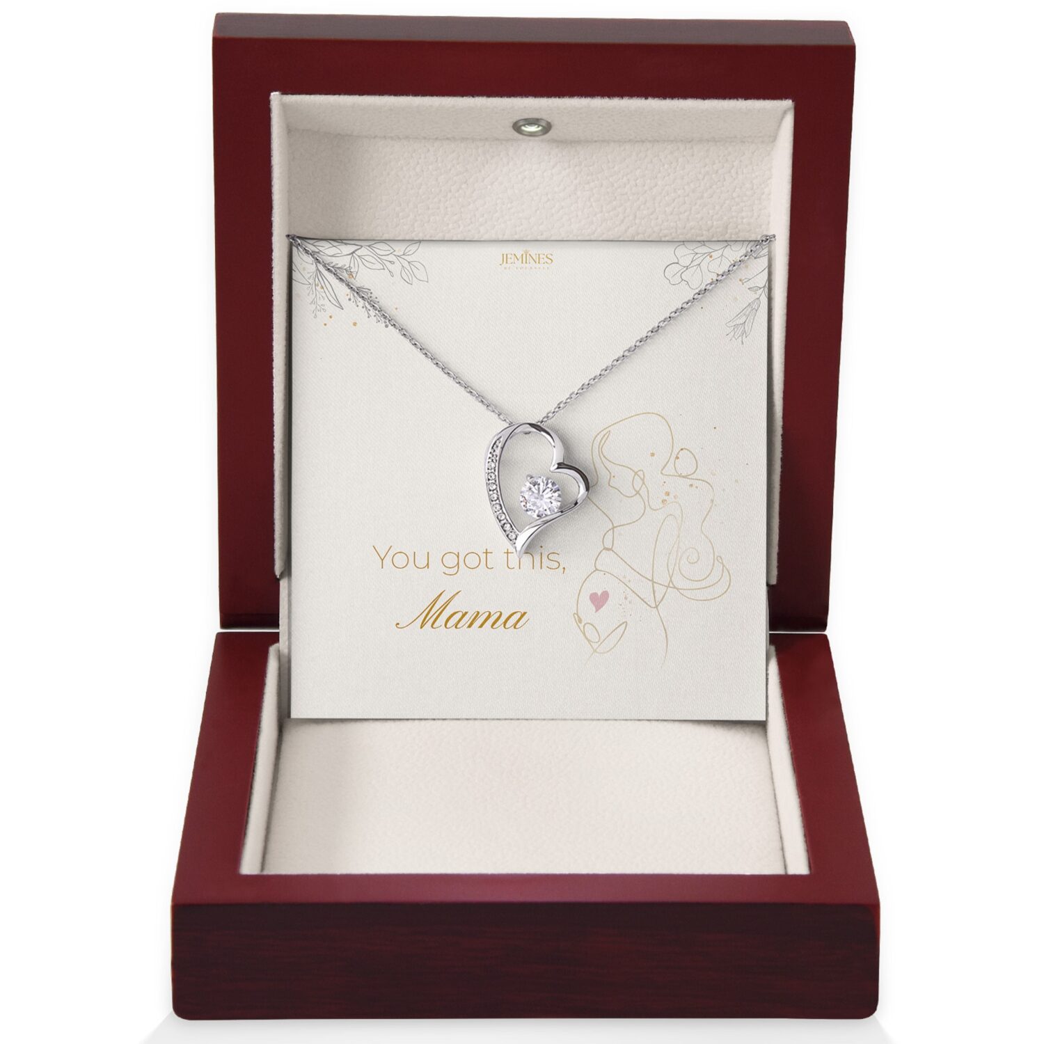 Motherhood Forever Love Necklace Gift