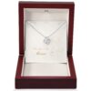 Motherhood Love Knot Necklace Gift