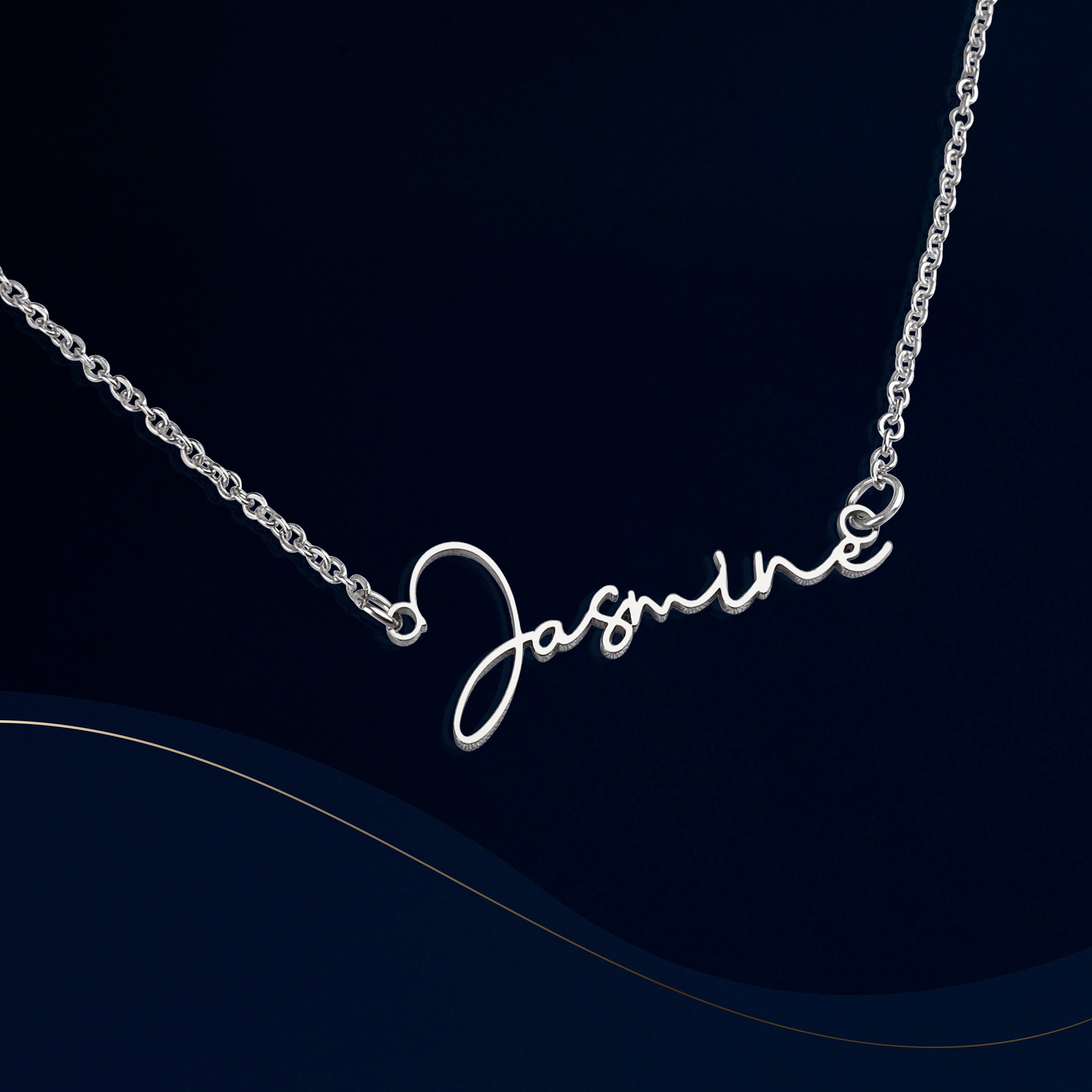 Princesa Birthday Custom Signature Name Necklace Gift - Image 5